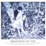 Richter, Gerhard. Lovers in the Forest. Farbiger Offsetdruck von 1995. Signiert. 57,5 x 68 cm;