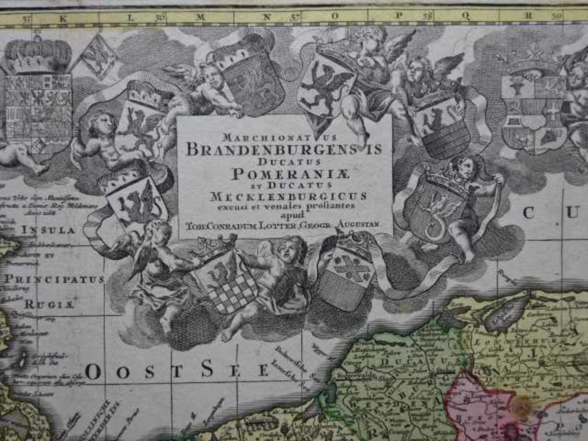 Brandenburg.- Marchionatus Brandenburgensis, Ducatus Pomeraniae et Ducatus Mecklenburgicus. - Bild 2 aus 4