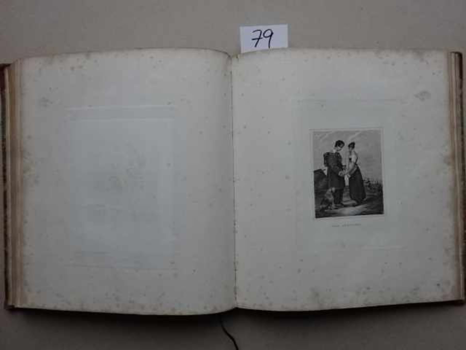 Galeriewerke.- Chezy, W.v. u. K.L. Schmidt. Historisch-Romantische Bilder-Gallerie mit - Bild 3 aus 4