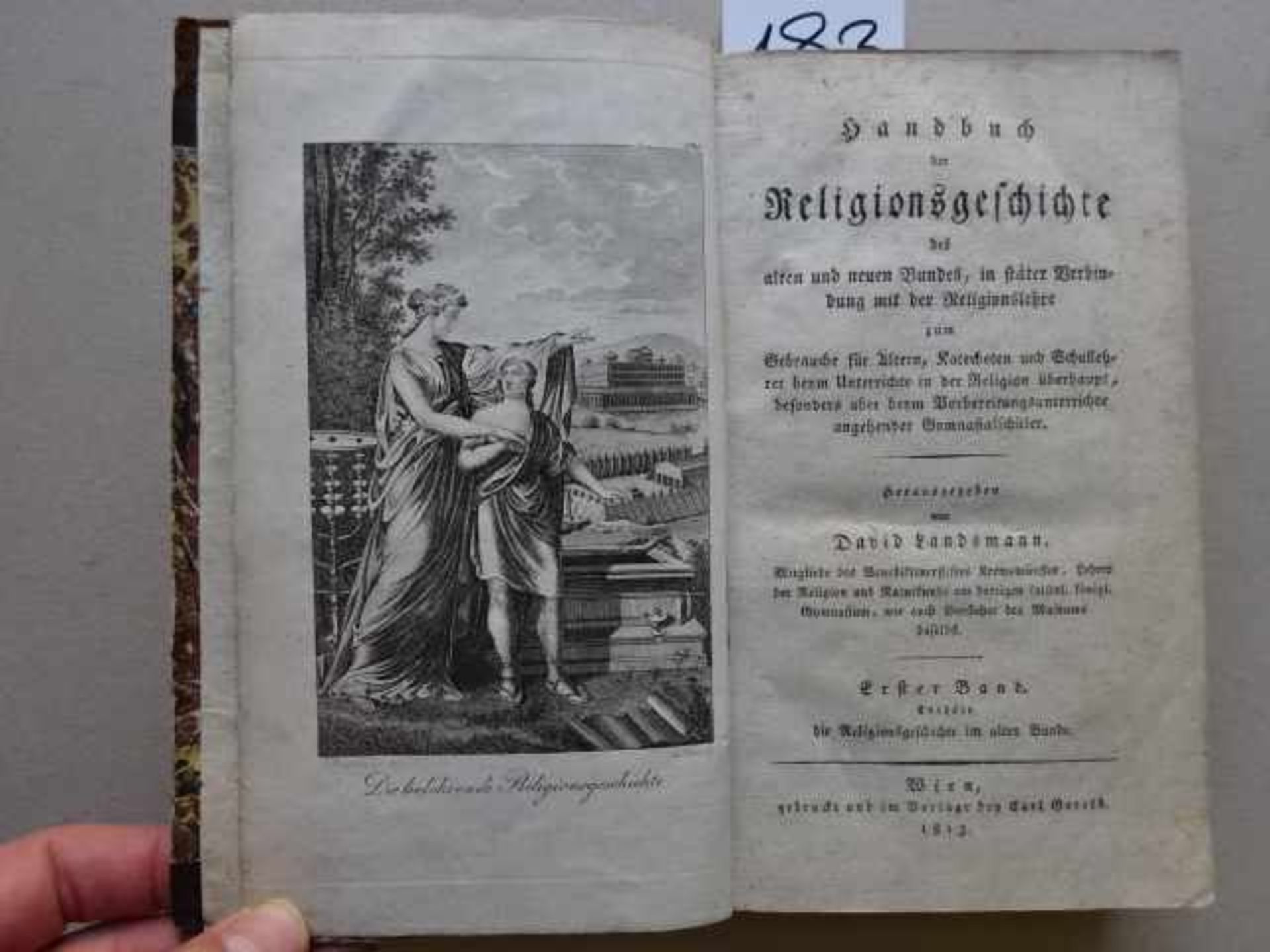 Landsmann, D. (Hrsg.). Handbuch der Religionsgeschichte des alten und neuen Bundes. 3 in 1 Bd. Wien, - Bild 2 aus 4