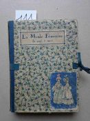 Mode.- La Mode feminine de 1795 à 1900. 4 Tle. (Paris, um 1925). 80 kolor. Modetafeln. Lose in farb.