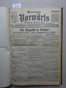 Kapp-Putsch.- Sammelband mit 33 Einzelnummern Berliner Tageszeitungen sowie 3 Flugblättern den