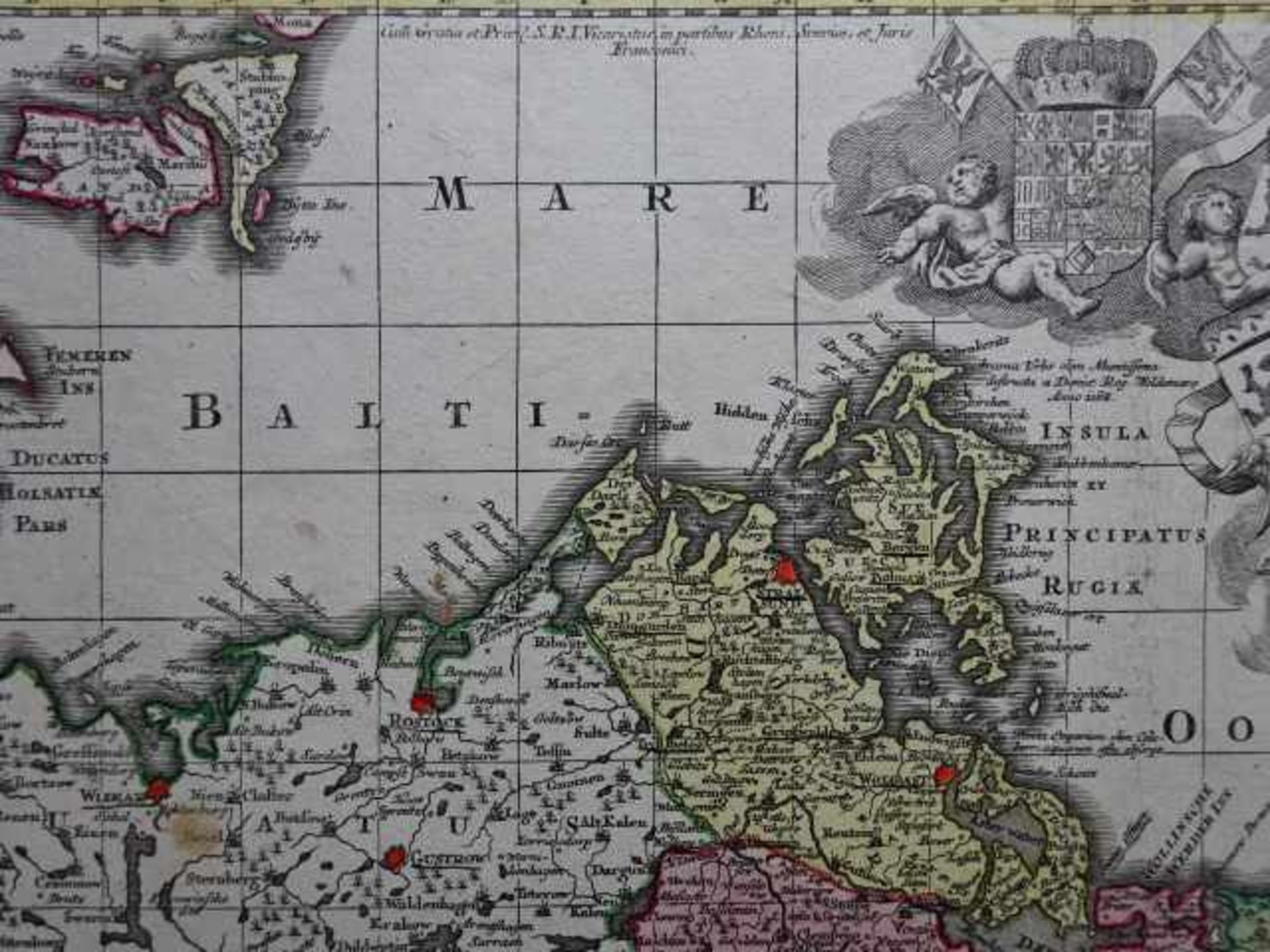 Brandenburg.- Marchionatus Brandenburgensis, Ducatus Pomeraniae et Ducatus Mecklenburgicus. - Bild 3 aus 4