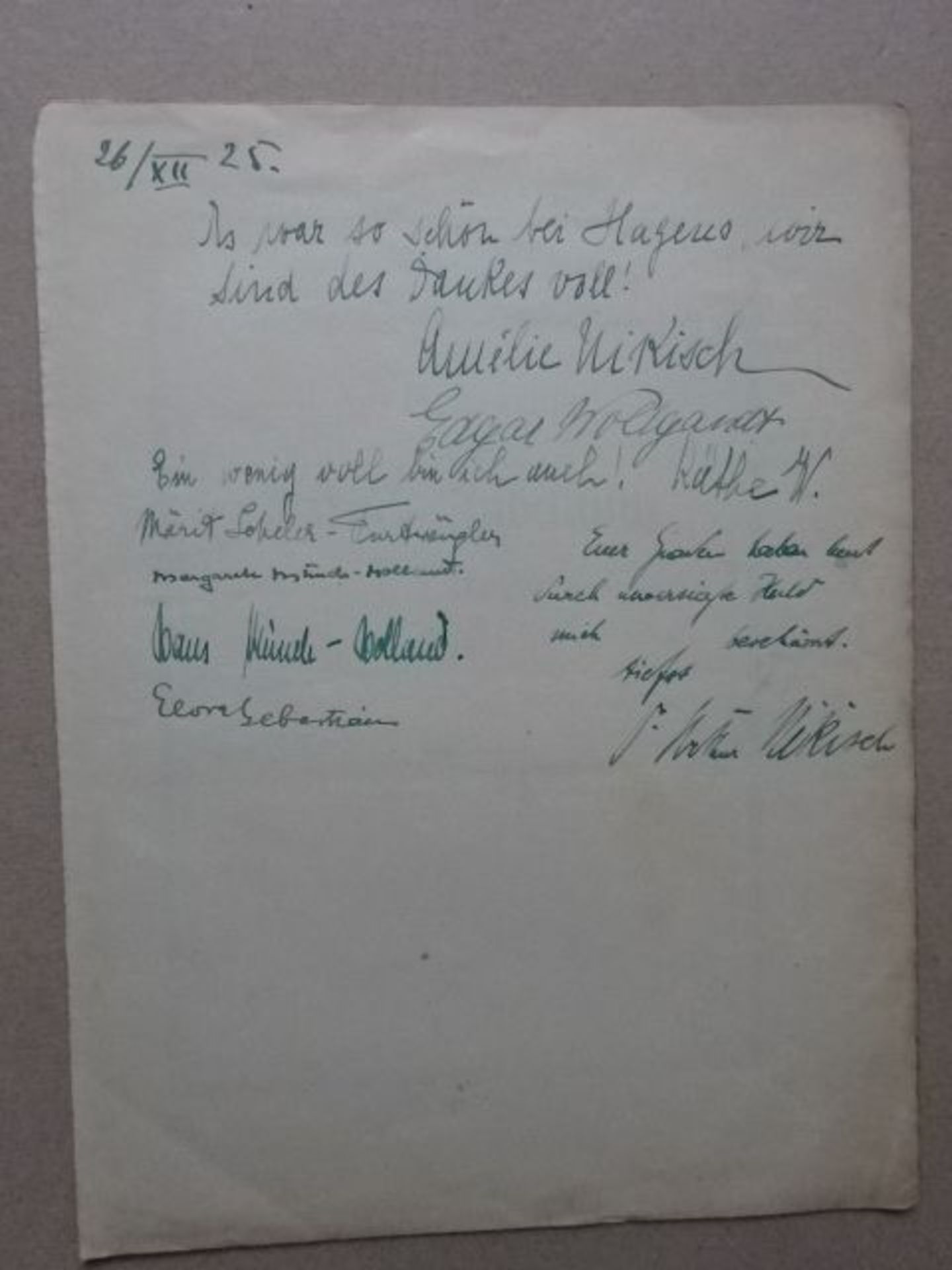 Musik.- Wagner, Siegfried (Komponist; 1869 - 1930). 2 eigenhändige Briefe mit Unterschrift. 1. An - Bild 2 aus 3