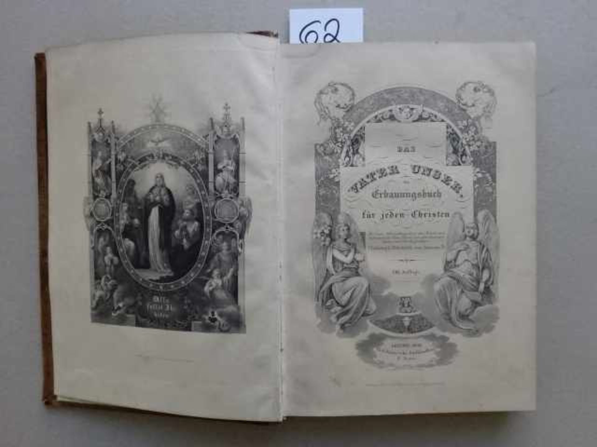 Einbände.- Ammon, C.F. Das Vater Unser. Ein Erbauungsbuch für jeden Christen. 8. Aufl. Leipzig, - Bild 4 aus 4