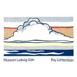 Lichtenstein, Roy. Cloud and sea. Farbsiebdruck. Düsseldorf, Achenbach Art Edition, 1989.