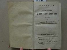 Knebel, I.G. Grundriss der polizeilich-gerichtlichen Entbindungskunde. 2 Tle. in 1 Bd. Breslau u.a.,