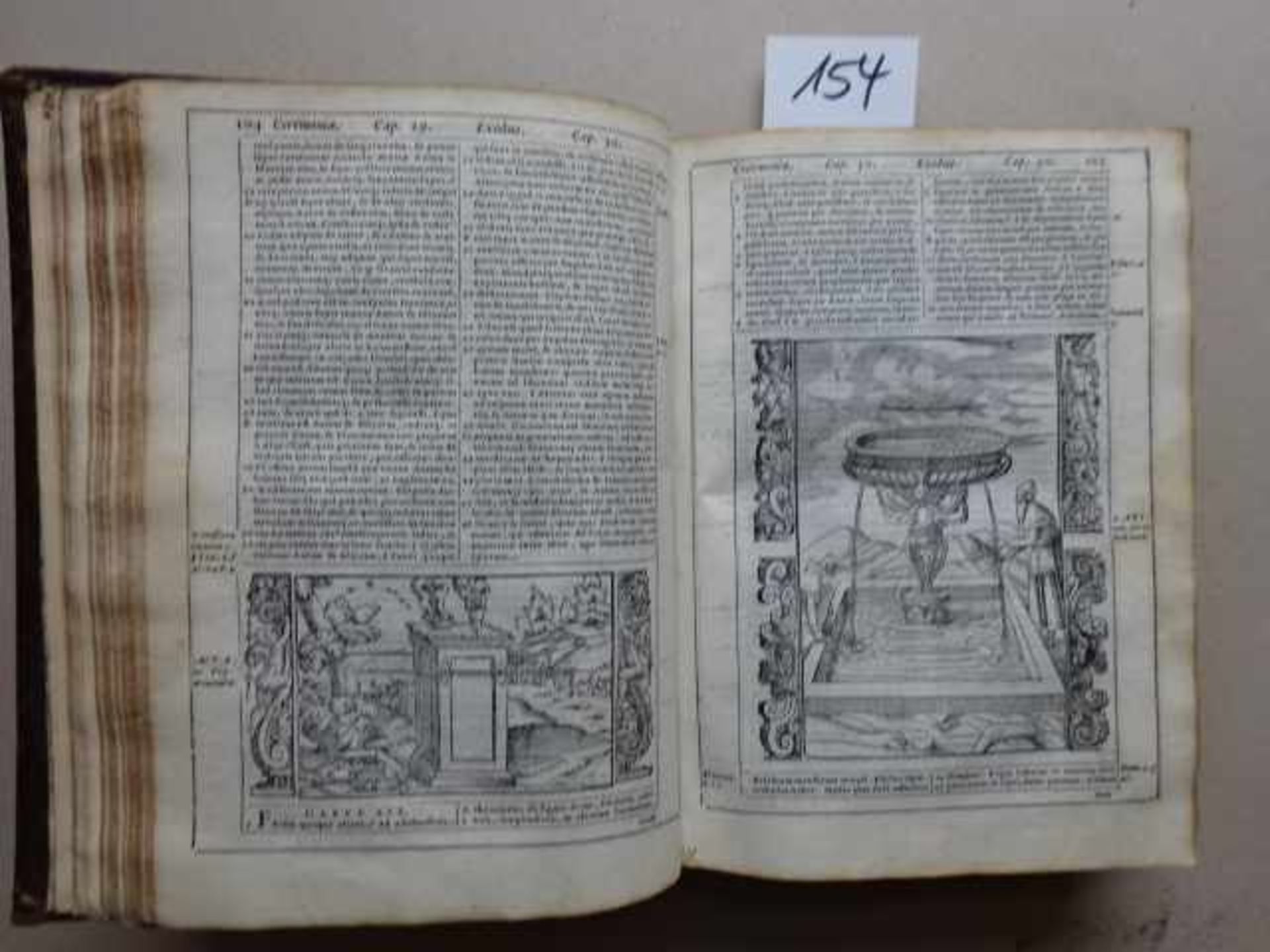 Biblia, ad vetustissima exemplaria Nunc recens castigata. Venedig, Nicolai Bevilaquae Erben, 1574. - Bild 3 aus 5