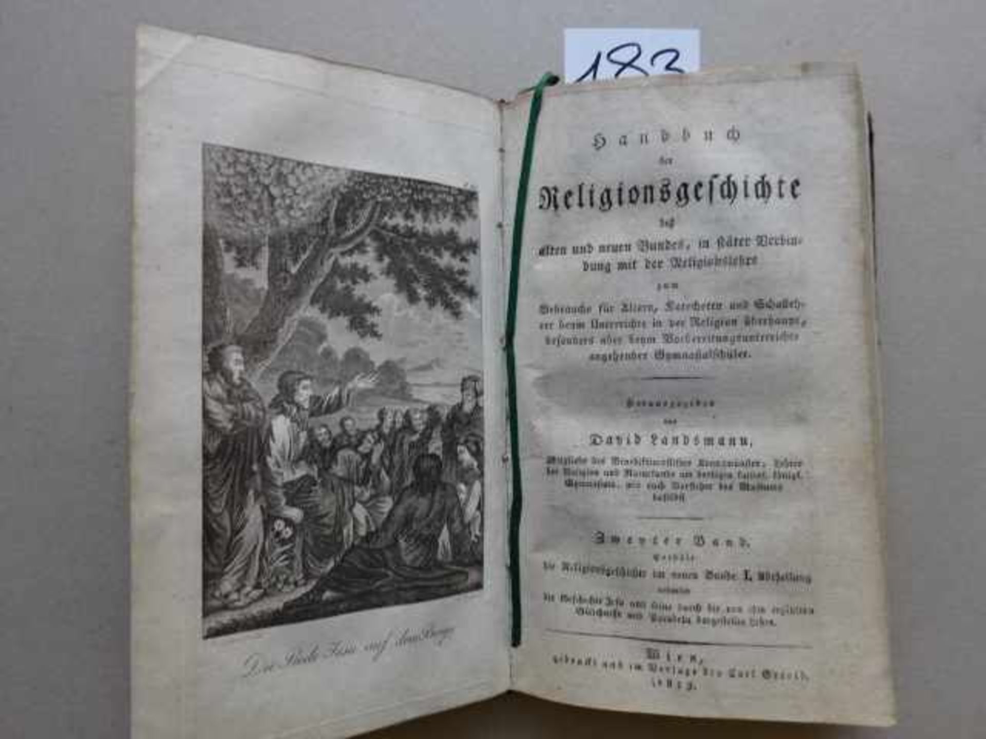 Landsmann, D. (Hrsg.). Handbuch der Religionsgeschichte des alten und neuen Bundes. 3 in 1 Bd. Wien, - Bild 3 aus 4