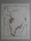 Skandinavien.- Groenland. Grenzkolorierte lithographierte Karte aus Schliebens Atlas von Europa.