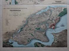 Deutsch-Dänischer Krieg.- Das Schlachtfeld Düppel / Die Schlachtfelder der Festung Friedericia. 2