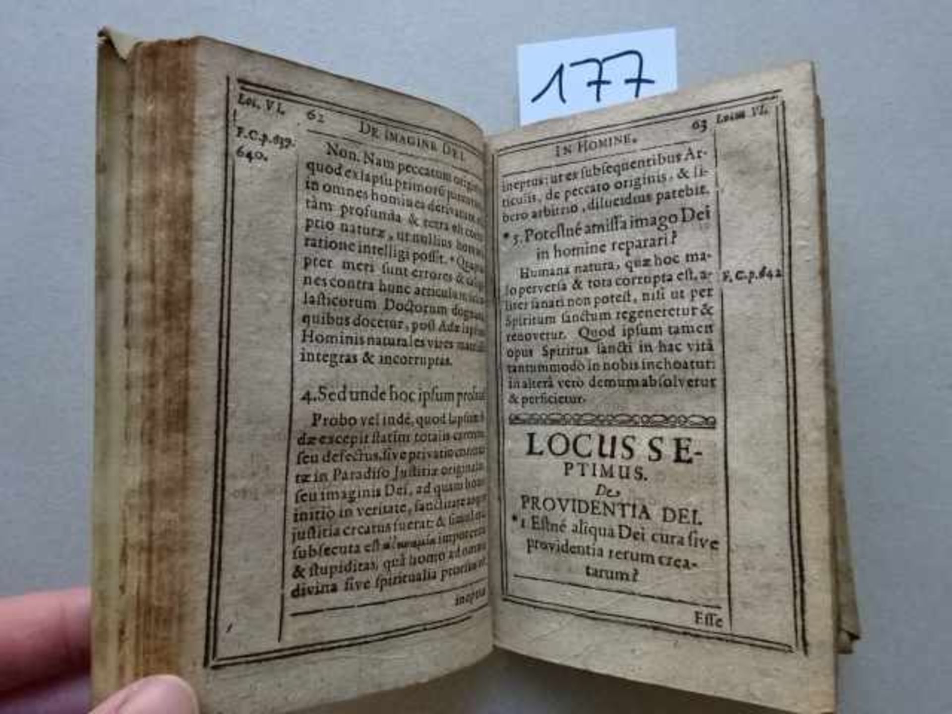 Hutter, L. Compendium locorum theologicorum Ex Scriptutis sacris, & Libro Concordiae. Wittenberg, - Bild 2 aus 4