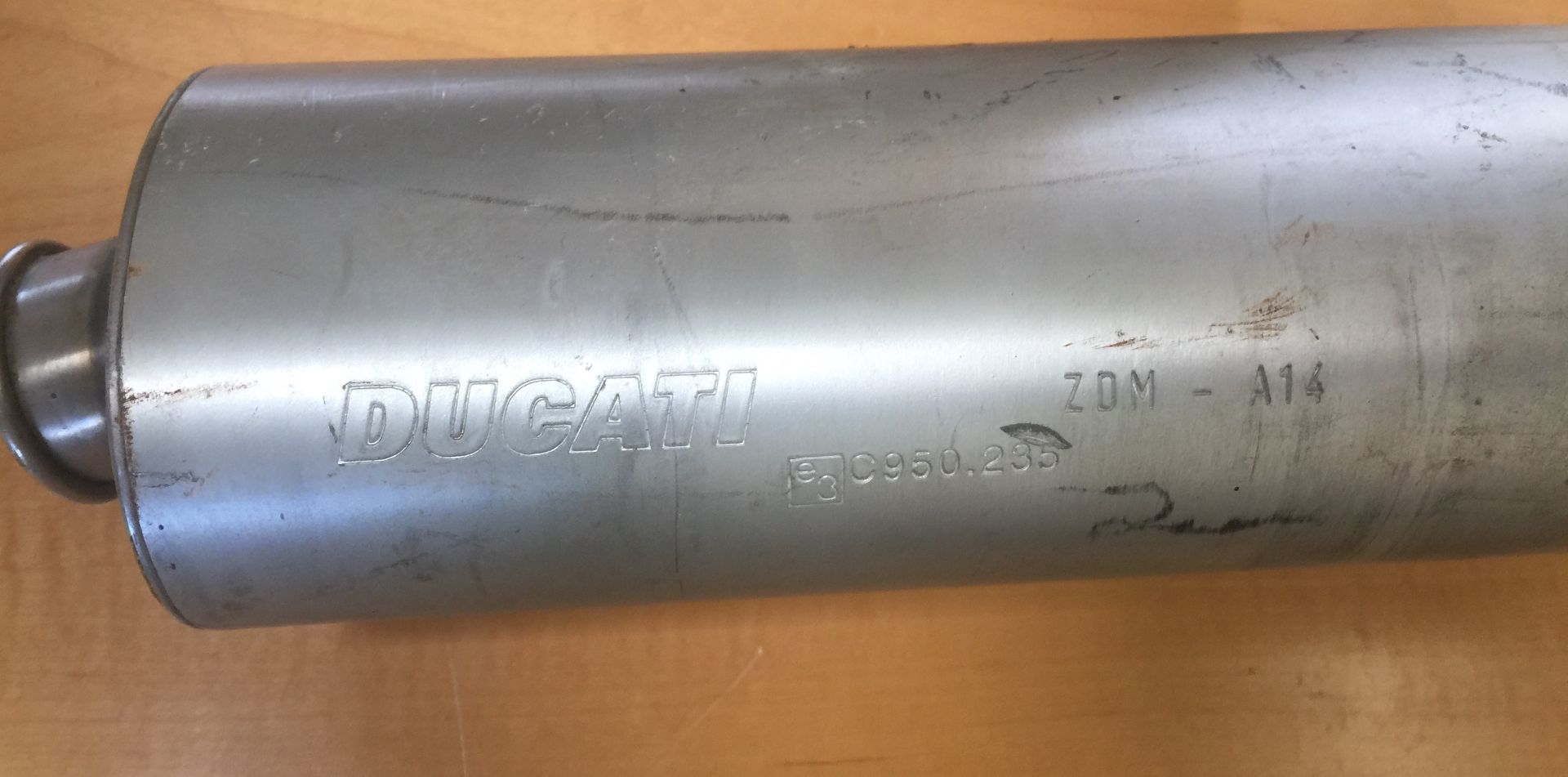 DUCATI OEM MOTORCYCLE EXHAUST SYSTEM - Image 2 of 3