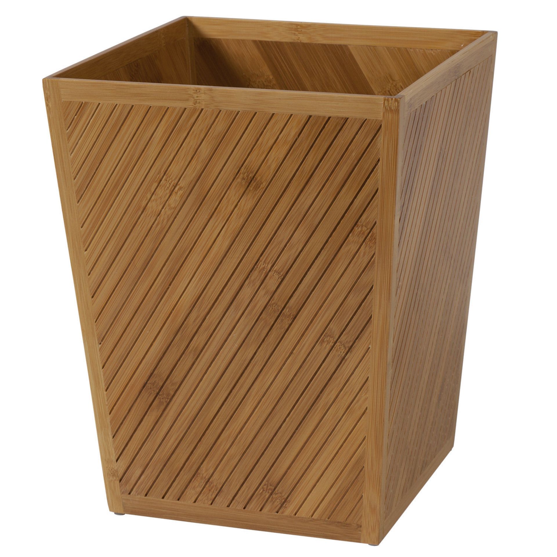 4 x Creative Bath Spa Bamboo Waste Basket