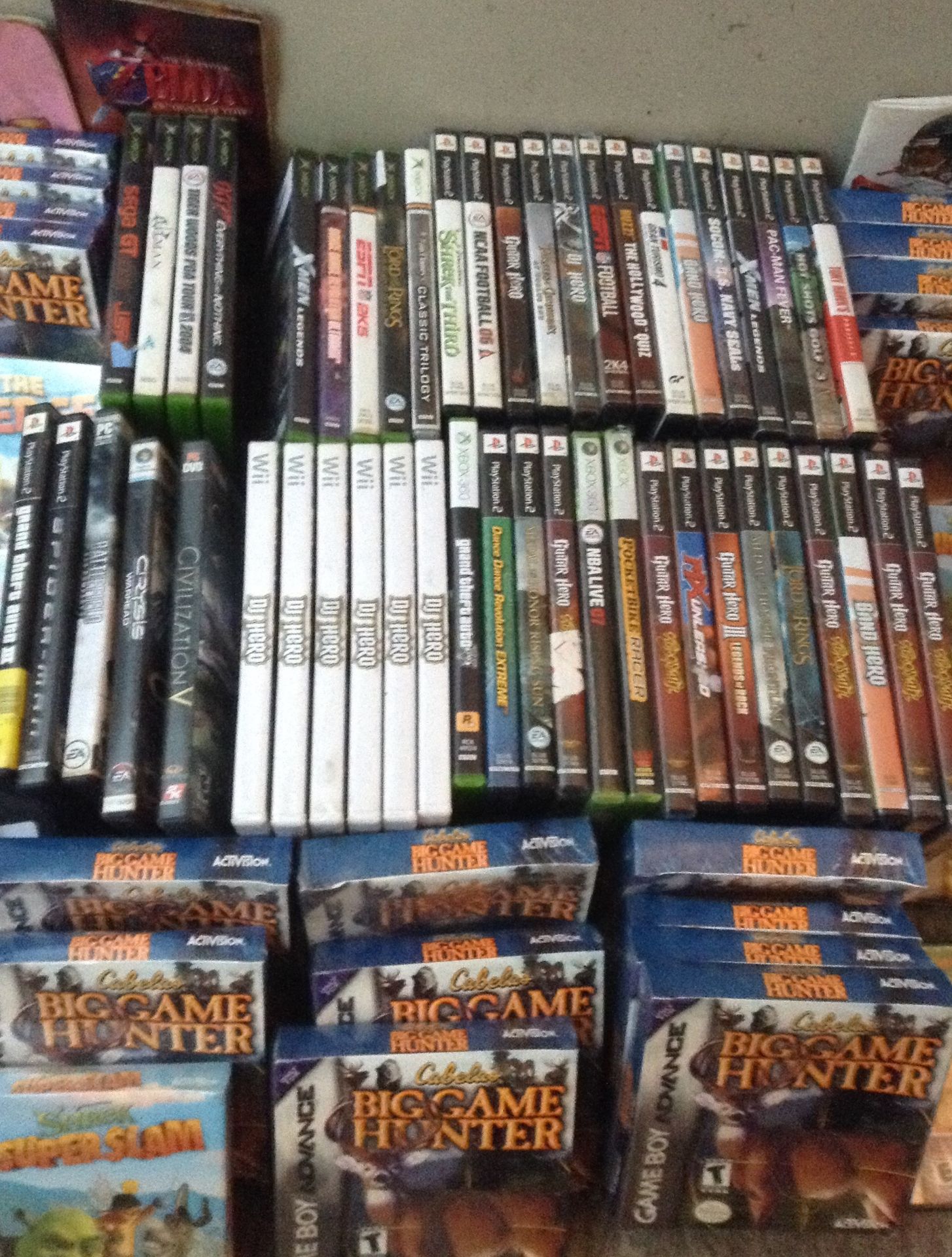 HUGE LOT OF VIDEO GAMES. Ps2, GBA, Wii, Xbox AND MUCH MORE. - Image 3 of 5