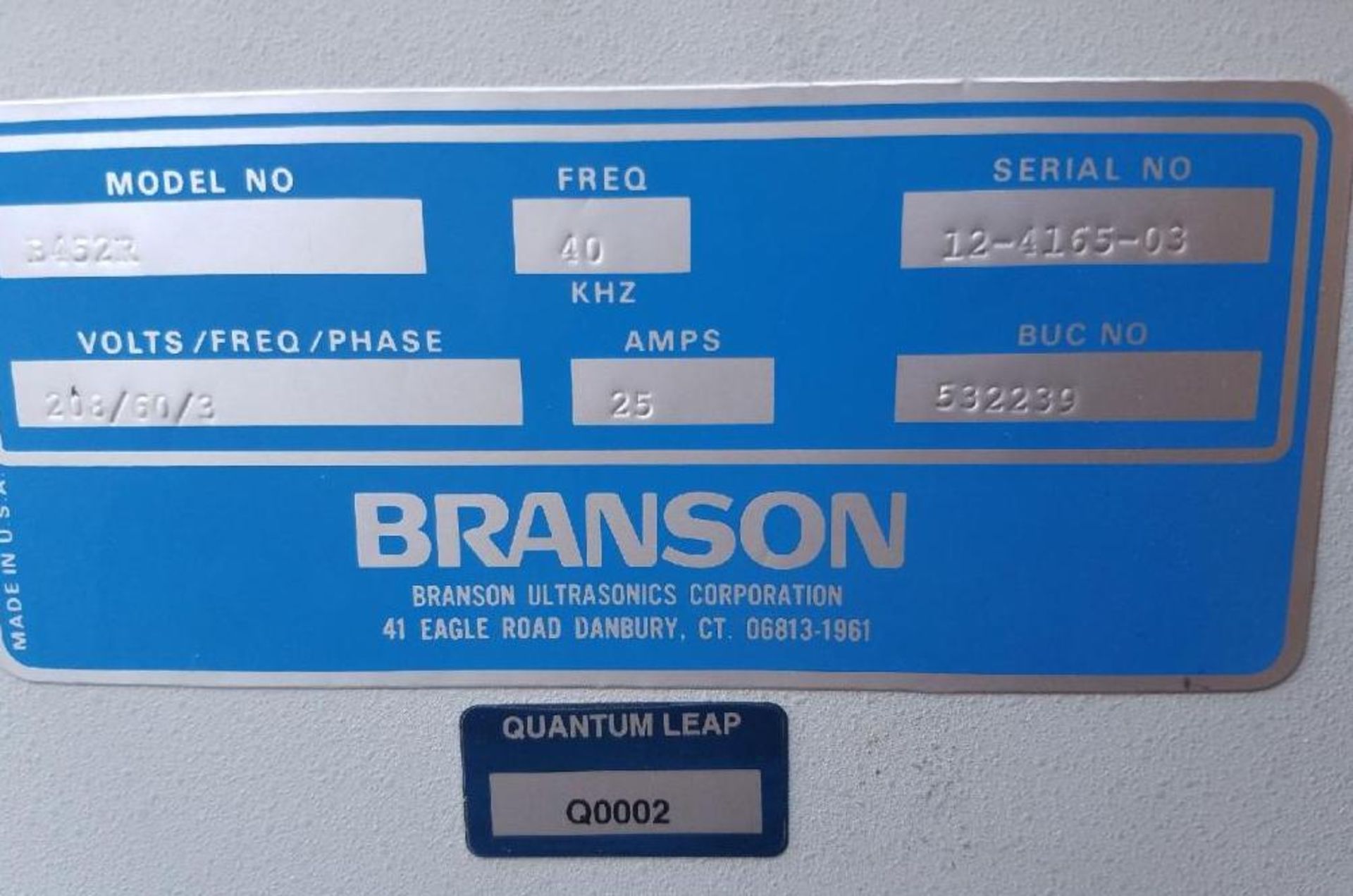 Branson B452RS Ultrasonic Vapor Degreaser $45,000 machine still in brand new condition - Image 4 of 6