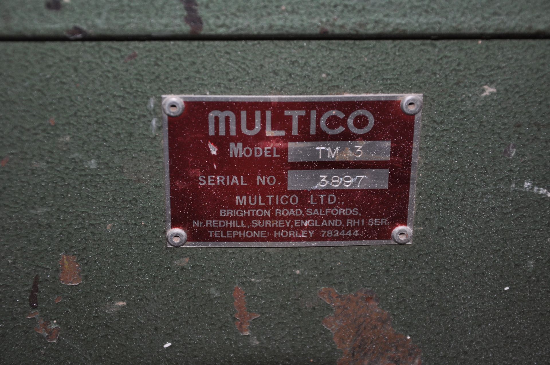 Multico TM3 tenoner, - Image 4 of 4