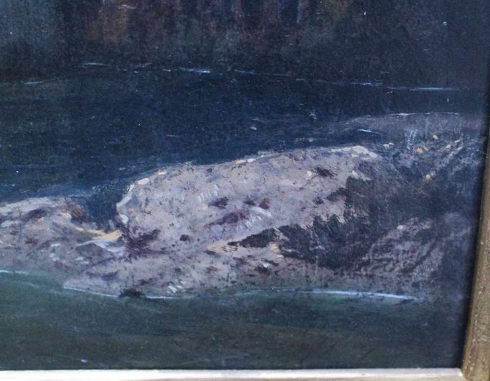 Arnold Böcklin (1827–1901)-circle Arnold Böcklin (1827–1901)-circle, Isle of the Dead (version); oil - Bild 3 aus 3