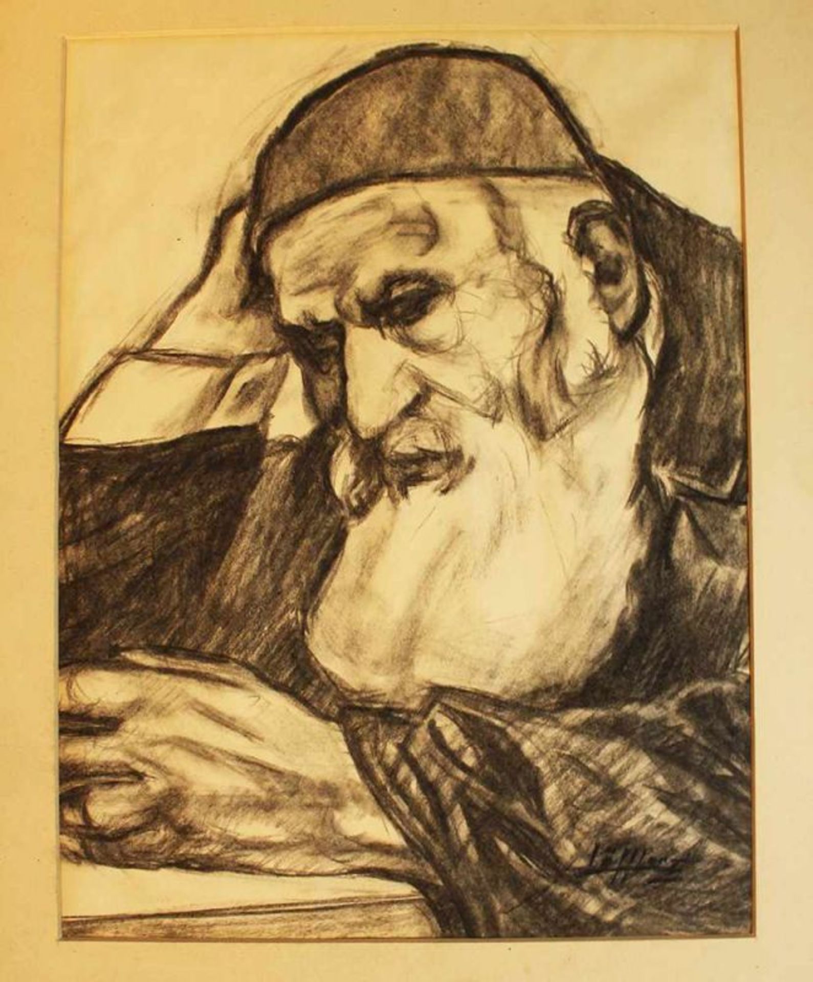 Franz Löffler (1875-1955)-attributed Franz Löffler (1875-1955)-attributed, Portrait of a Jewish man,