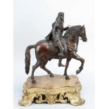 Caspar Gras (1585-1674)-attributed, Possible equestrian bronze sculpture of Leopold I (1640–1705) in