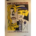 Roy Lichtenstein (1923-1997)-graphic, Poster for exhibition by Leo Castelli 1979, on paper. 90x65cm