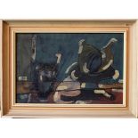 Czech School around 1950, Still life; oil on board; framed.38x58cm