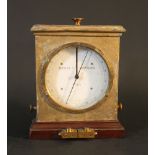 A Voltmeter by Teirich und Leopolder with paper scale, under glass, bronze finger, in metal