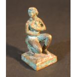 Small bronze after the antique, of a kneeling venus; bronze cast; 19th Century.height 7cm