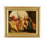 Giandomenico Tiepolo (1727-1804)-attributed, Oil study of a religious scene; oil on canvas,