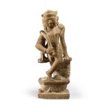 KRISHNA ALABASTER SCULPTURE