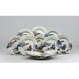 ELEVEN IMARI DISHES XVIII SEC.