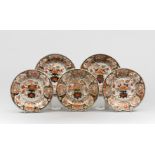 FIVE 17TH CENTURY IMARI DISH