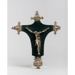 SILVER CRUCIFIX NAPLES XVII CENTURY