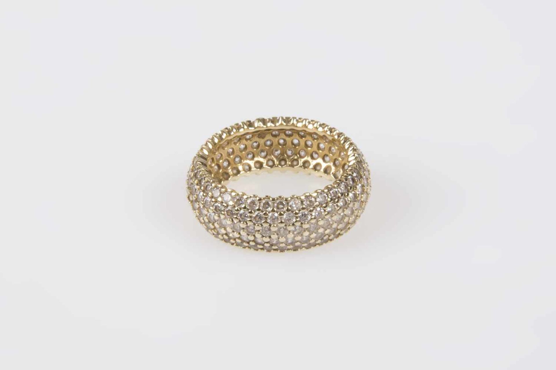 Brillant-Ring zus.ca.1,30 ct Gold 585, RW 52, 4,4 g;