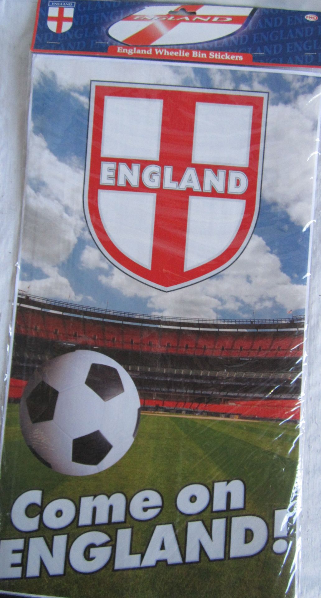 67 Pc Joblot Of England Bin Stickers And Car Flags. See Description/Delivery Available