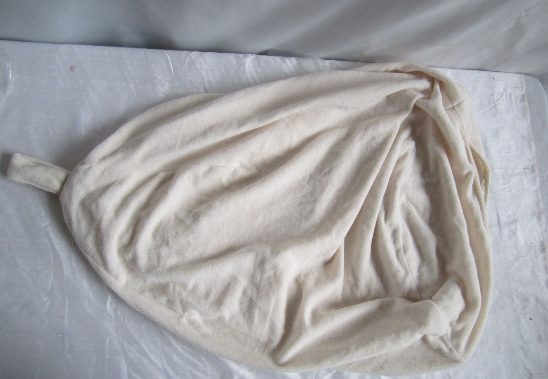 21 x Henley Bean Bag Covers Unfilled Cream, 73cm Long (Delivery Available)