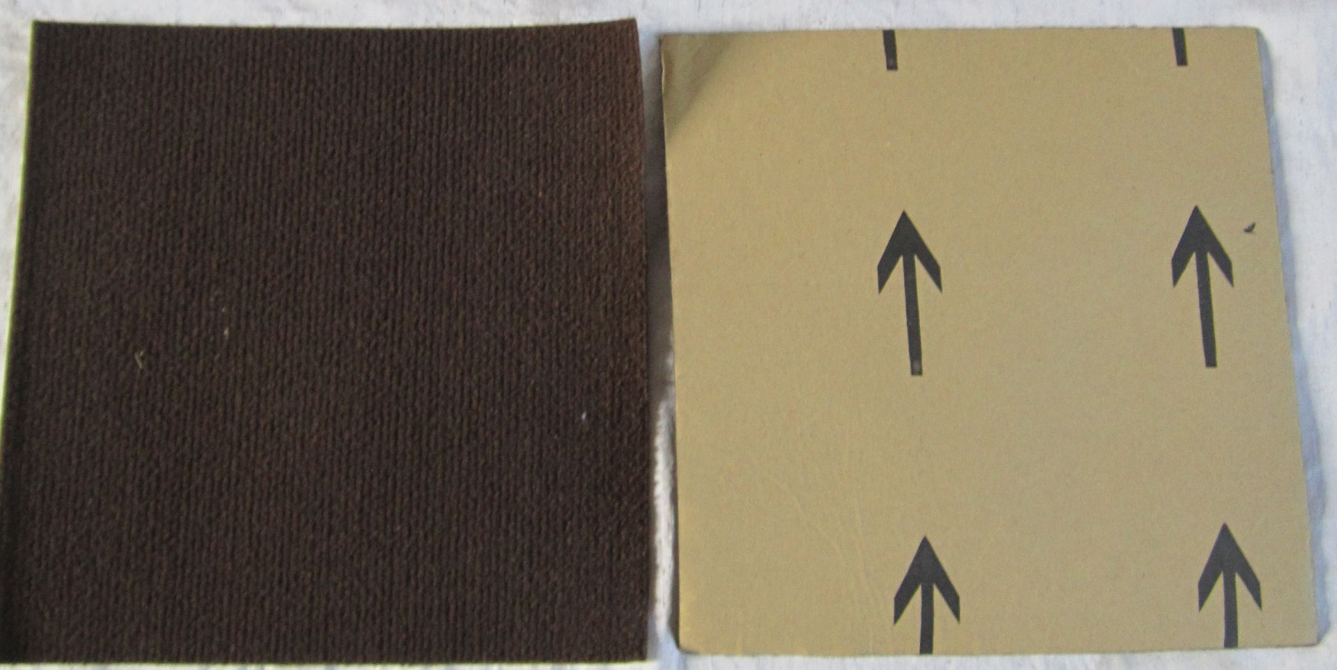 38 x Sticky Back Carpet Flooring, Brown 11.5x11.5'' (Delivery Available)