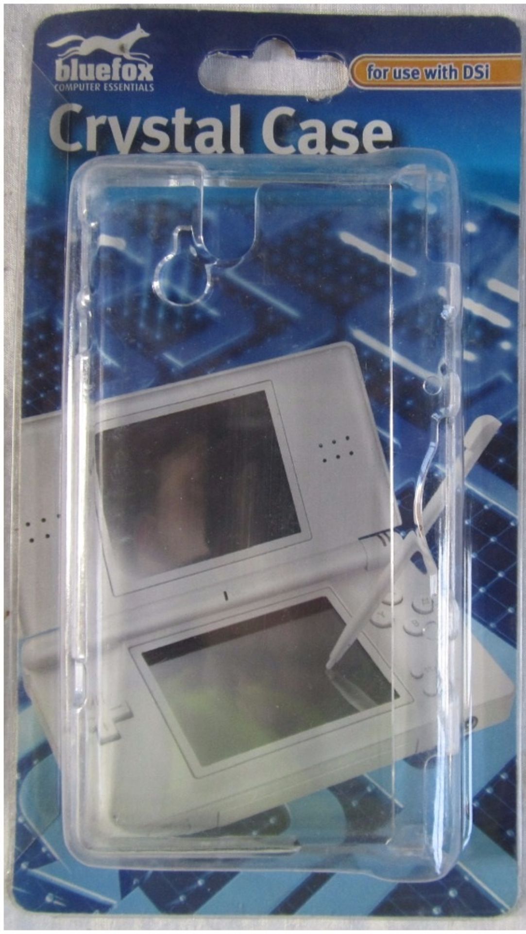 15 x Blue Fox See Through Crystal Case for Nintendo Dsi, (Delivery Available) 19x10cm