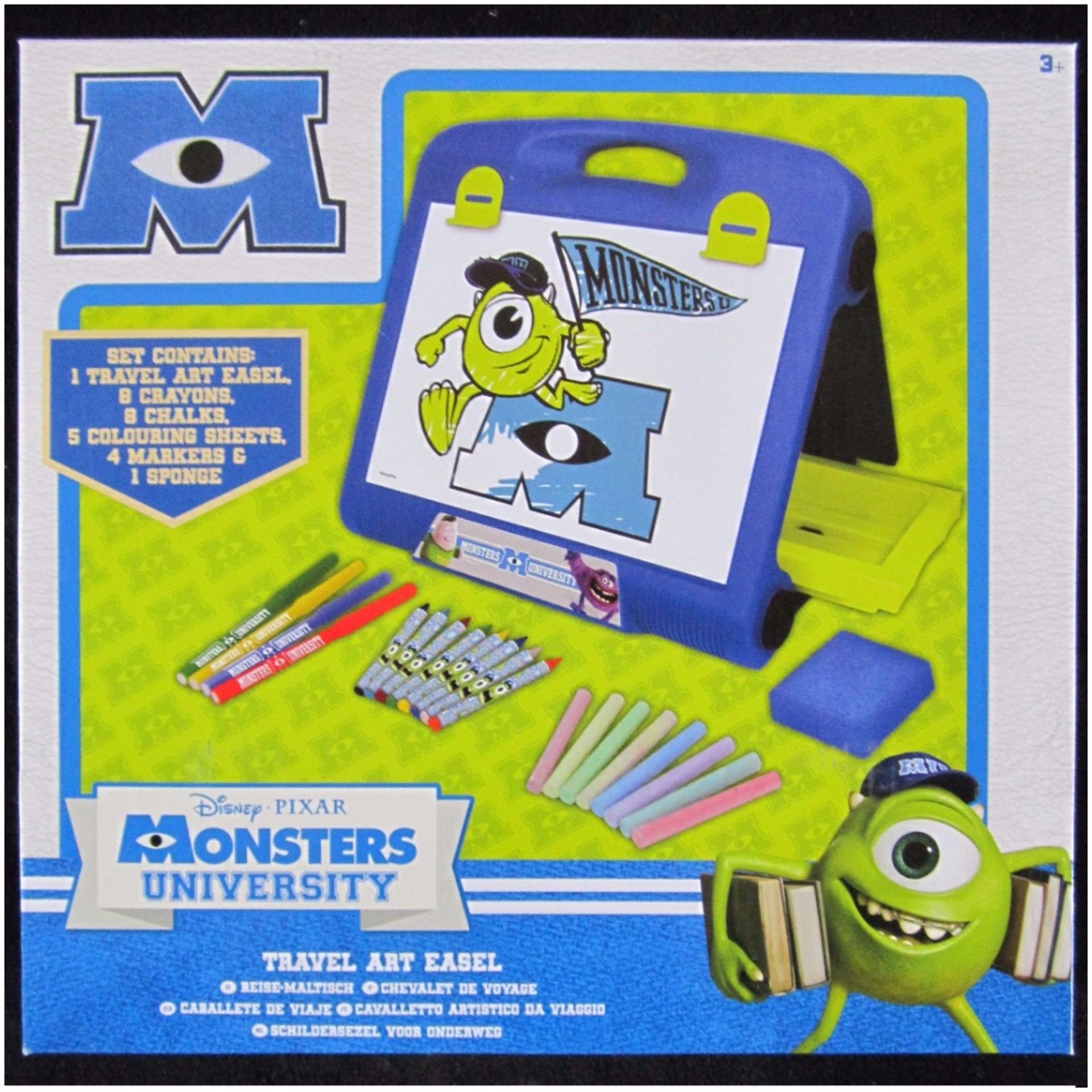 4 x Disney Monsters Inc Travel Art Set (Delivery Available)