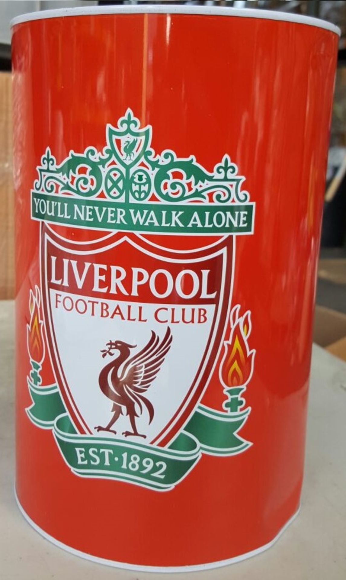 48 x Liverpool Money Tins, 6'' (Delivery Available)