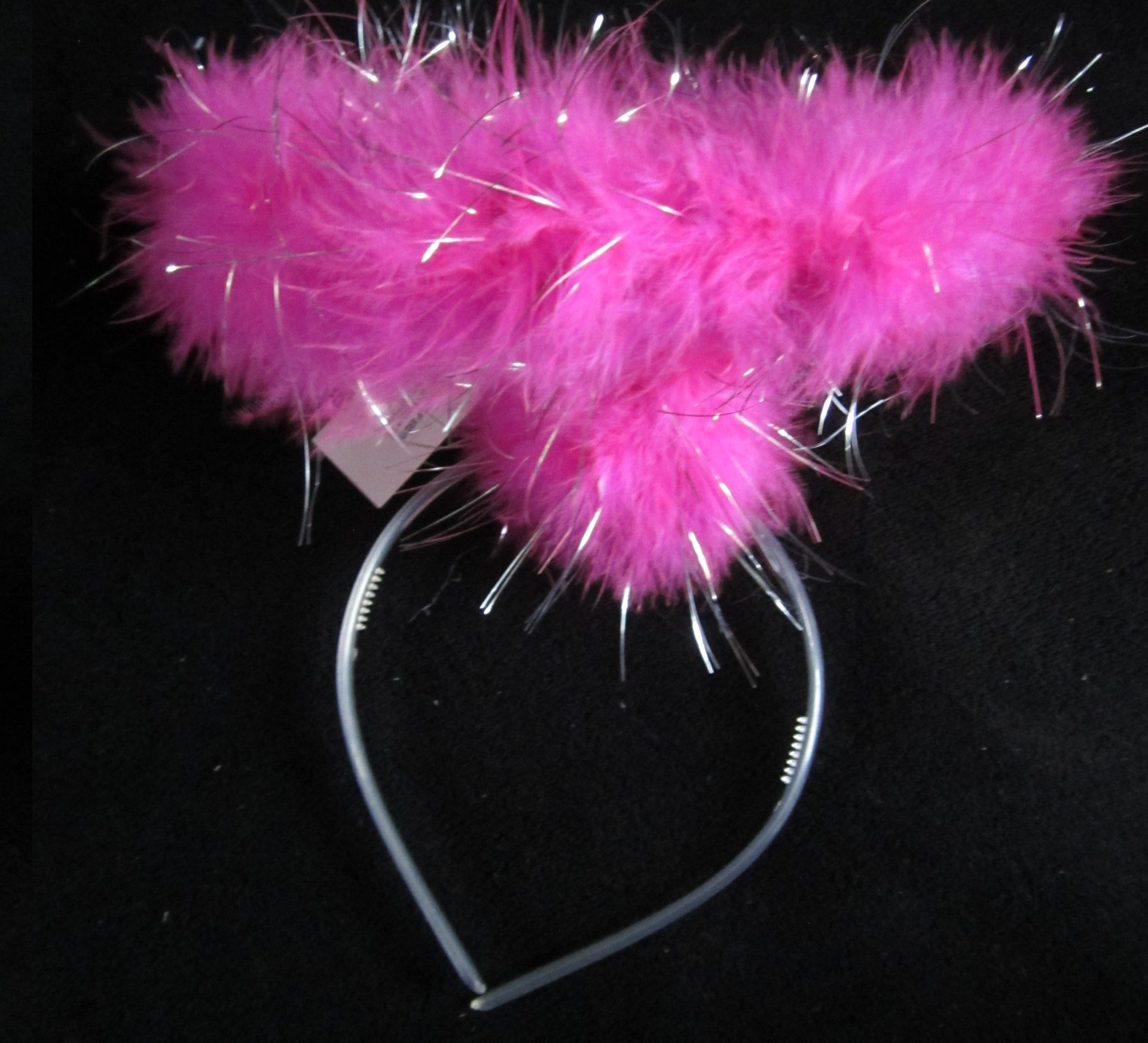 35 x Pink Fluffy Halo Headband, One Size (Delivery Available)