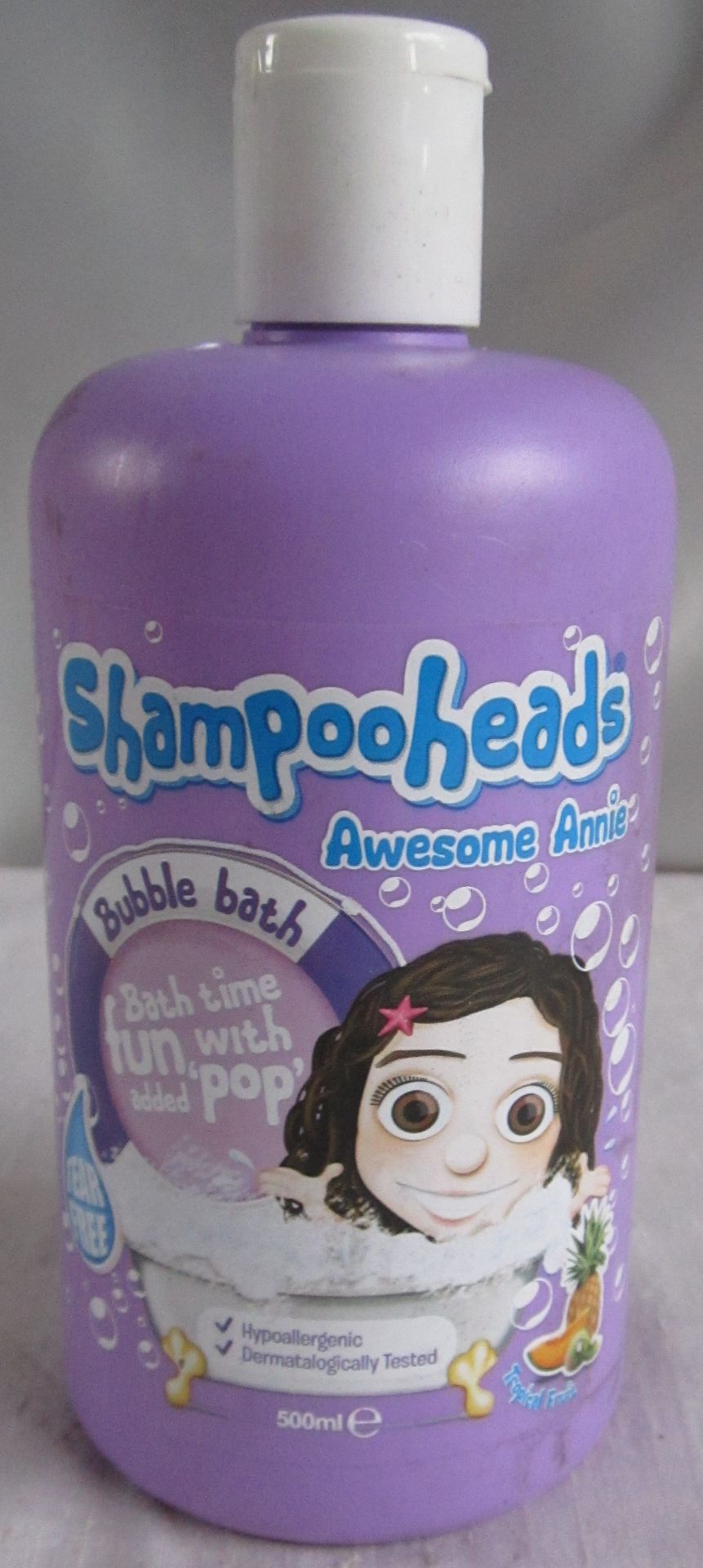 45 x Shampoo Heads Awesome Annie Bubble Bath, Purple (Delivery Available) 500ml