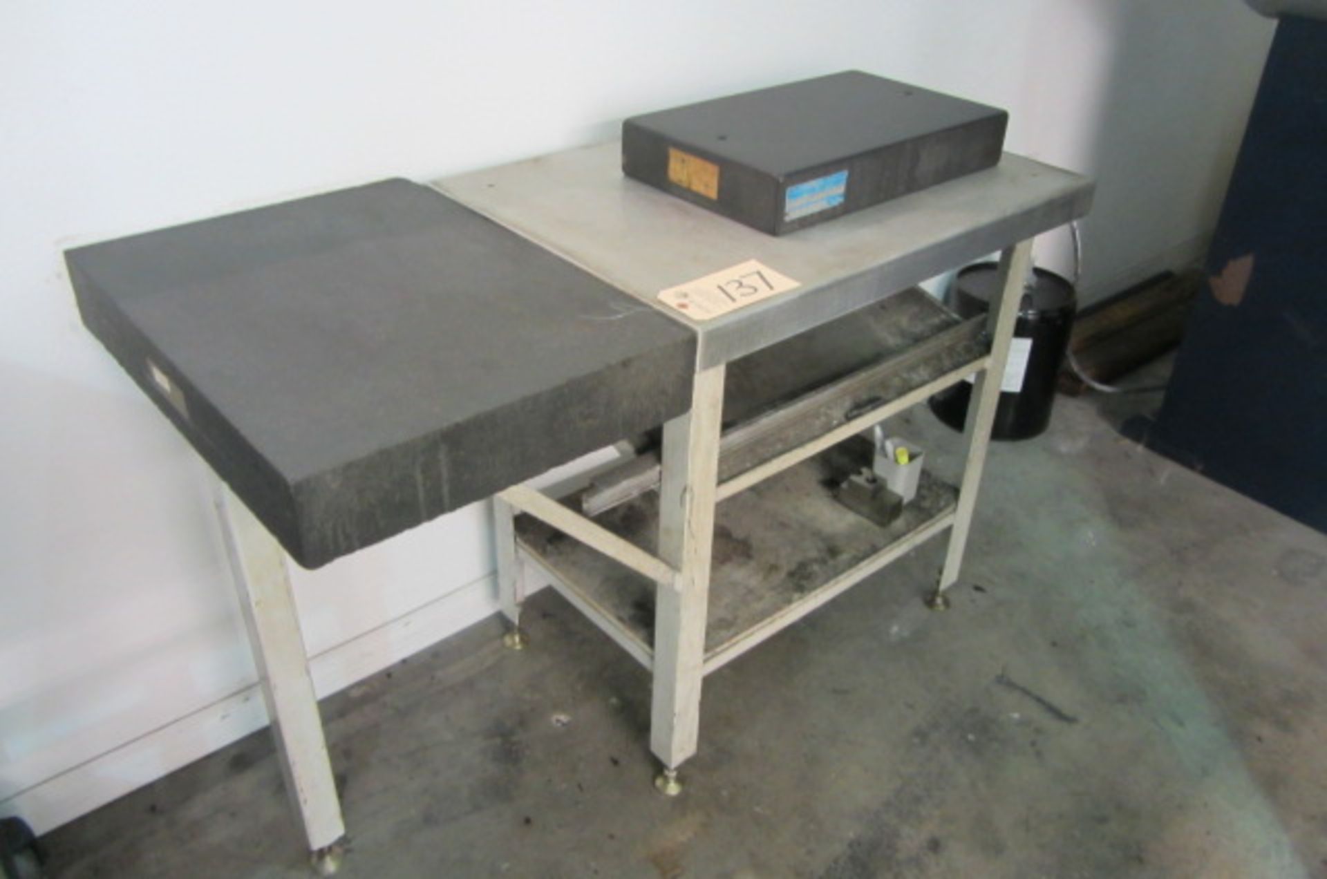 18'' x 24'' Granite Surface Plate & 12'' x 18'' Granite Surface Plate with Stand
