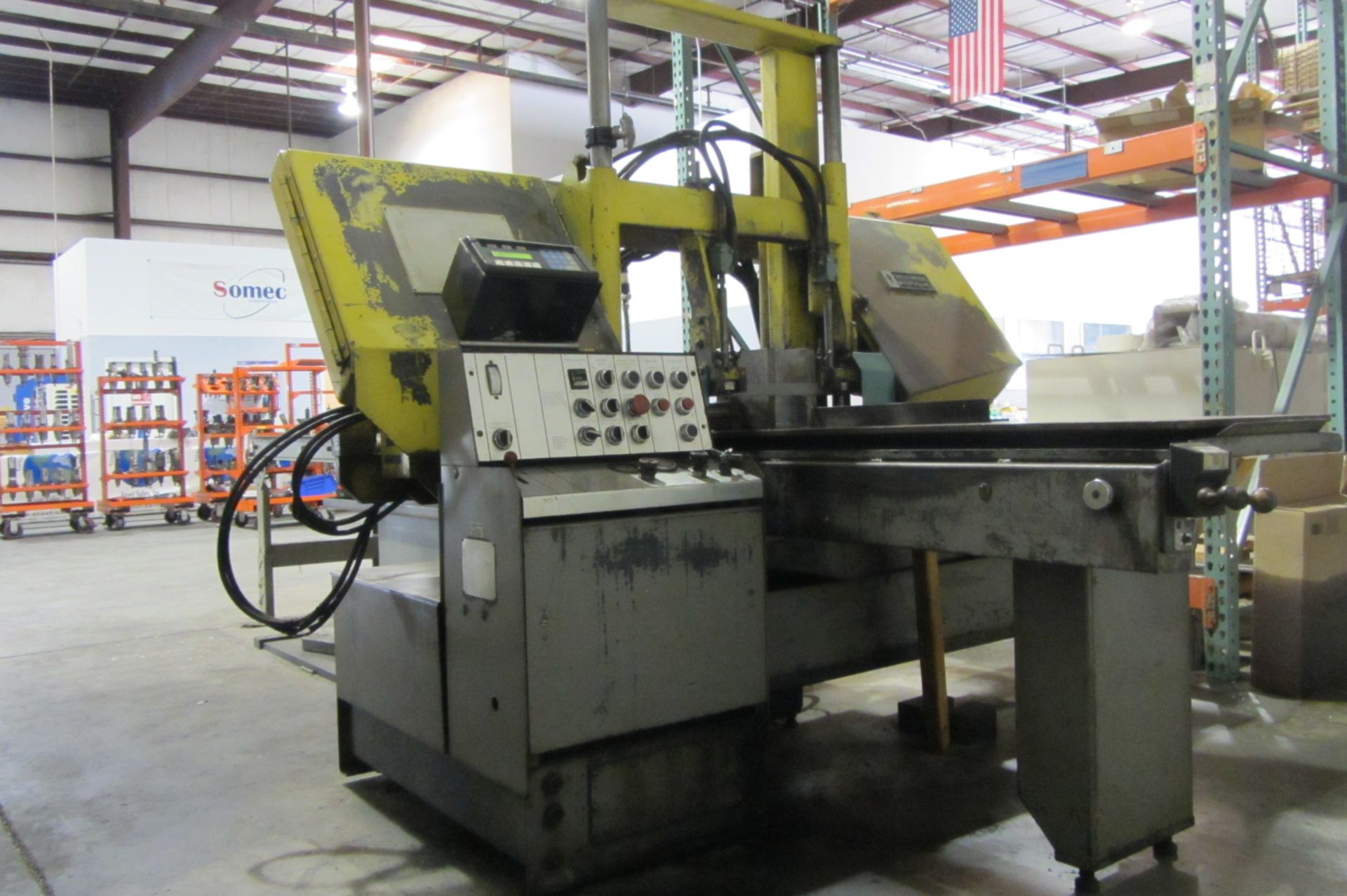 W.F. Wells Model F15 Automatic Horizontal Bandsaw with 15'' x 14'' Capacity, Auto Index, 5' Roller - Image 2 of 3