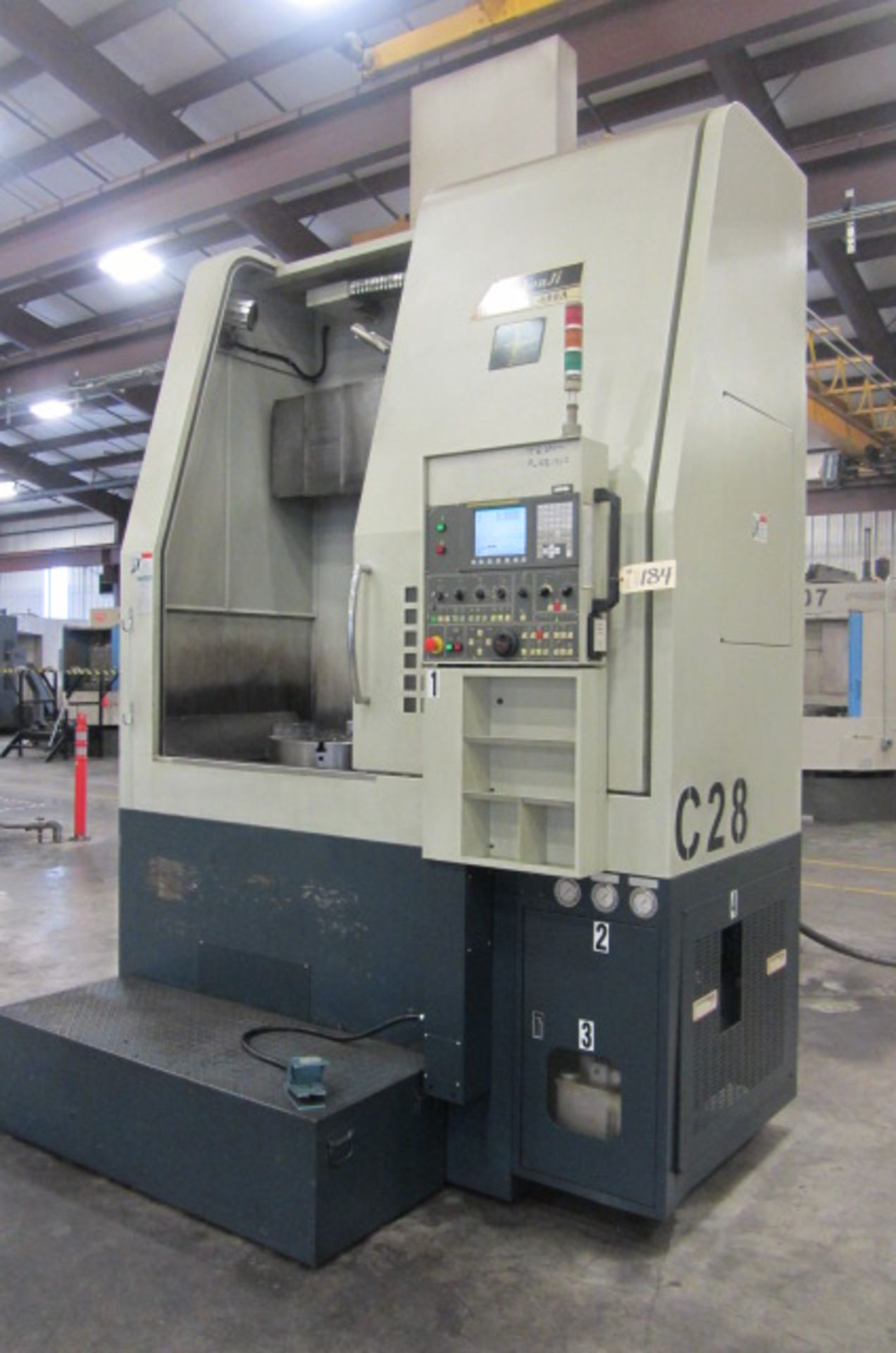 Youji Model YV600A CNC Vertical Turning Center with 24'' 3-Jaw Power Chuck, Approx 33'' Max. - Image 6 of 8