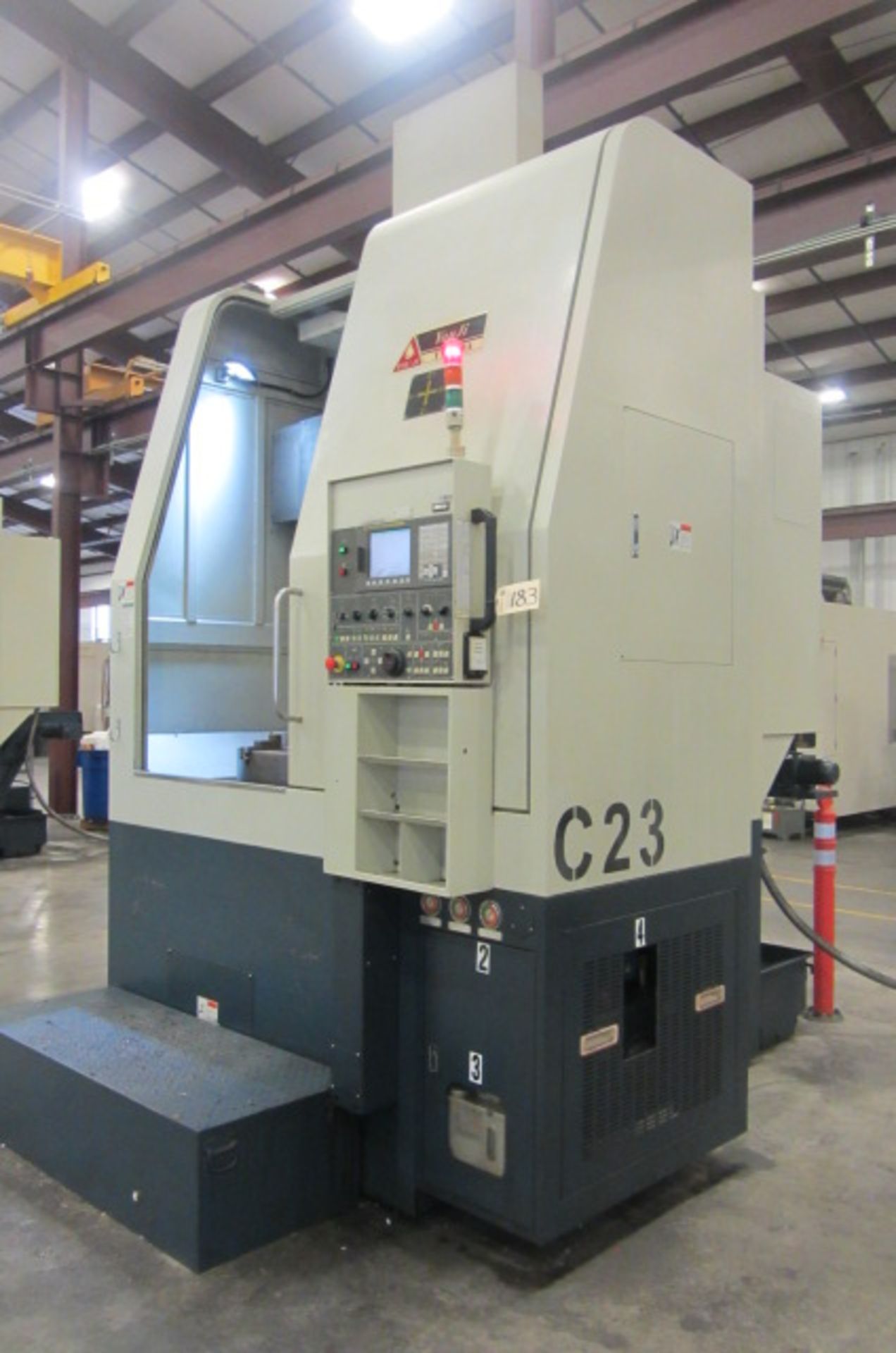 Youji Model YV600A CNC Vertical Turning Center with 24'' 4-Jaw Power Chuck, Approx 33'' Max. - Image 6 of 8