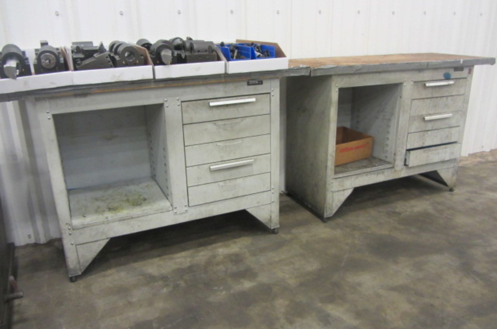 (2) Equipto Workbenches & (2) Workbenches