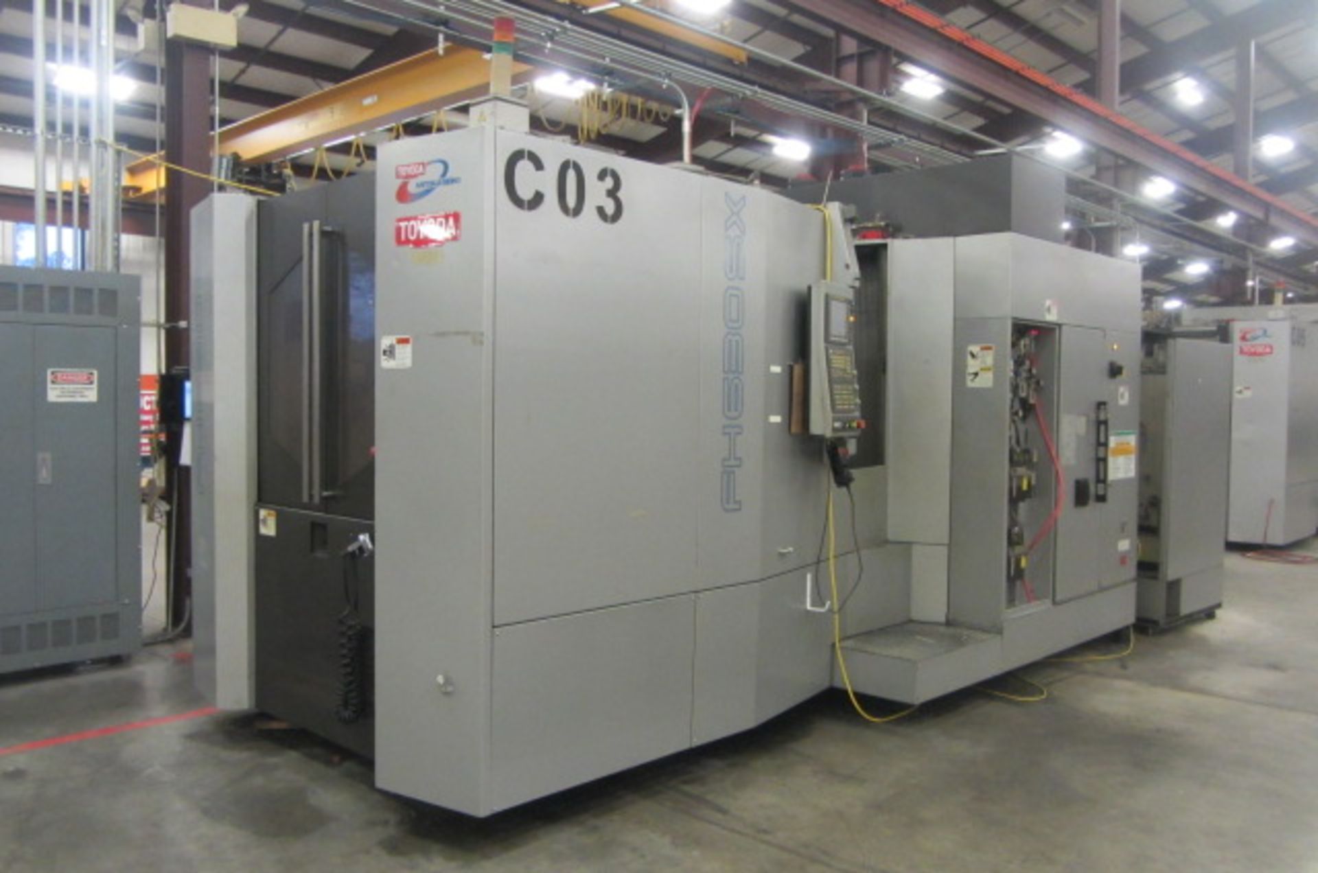 Toyoda Model FH630SX CNC Horizontal Machining Center with (2) 24'' x 24'' Pallets, 360,000