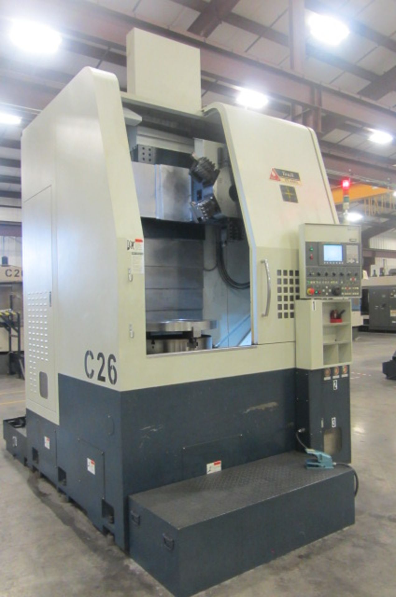 Youji Model YV600A CNC Vertical Turning Center with 24'' 3-Jaw Power Chuck, Approx 33'' Max. - Image 5 of 8