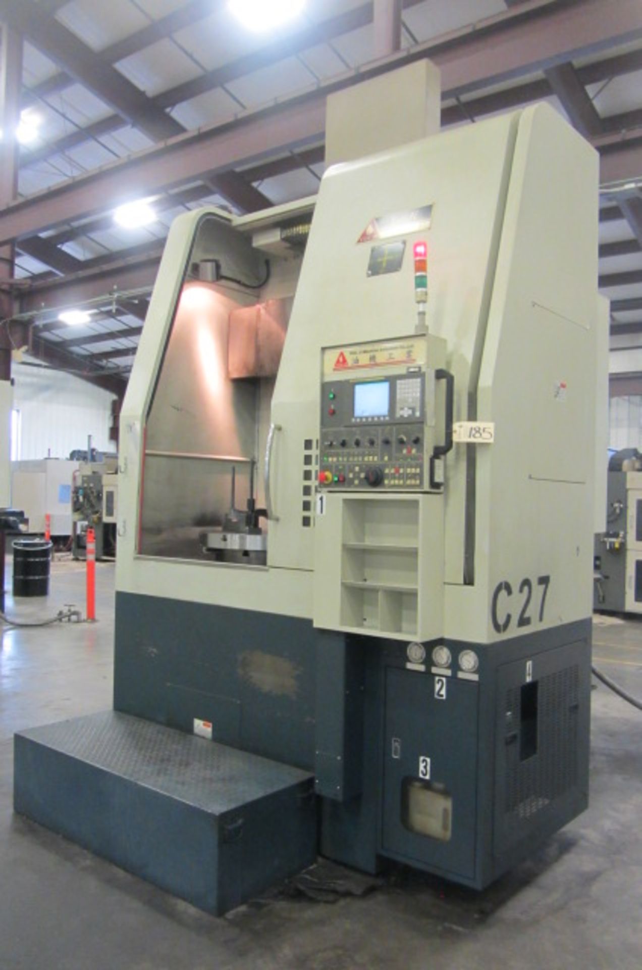 Youji Model YV600A CNC Vertical Turning Center with 24'' 4-Jaw Power Chuck, Approx 33'' Max. - Image 5 of 8